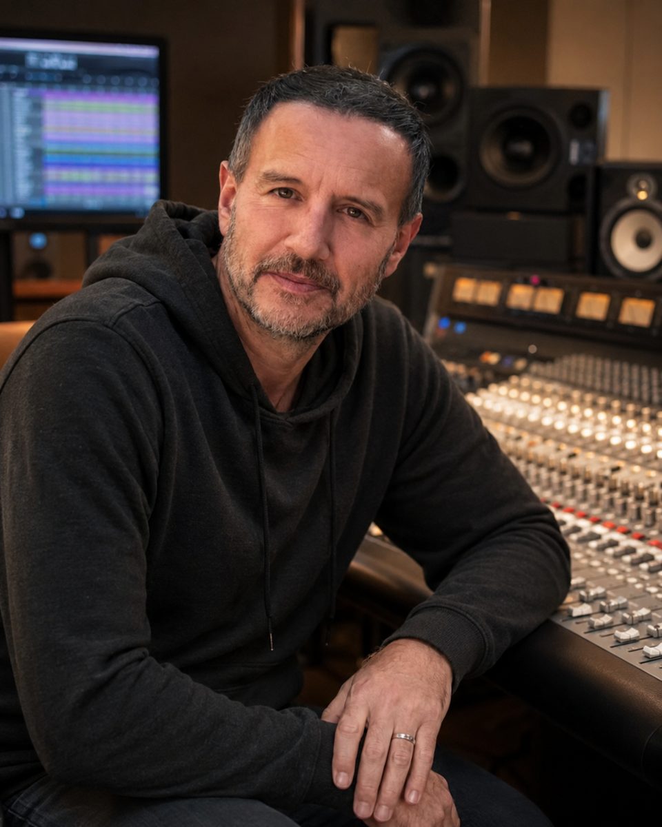 Peach Stöckli im Tonstudio