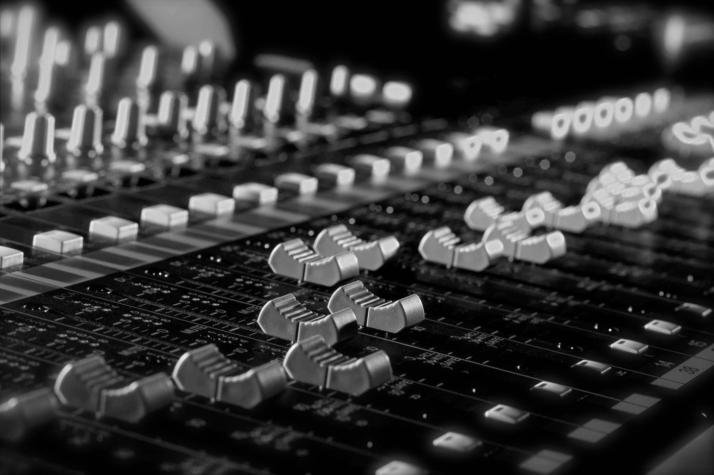 Mischpult im Studio